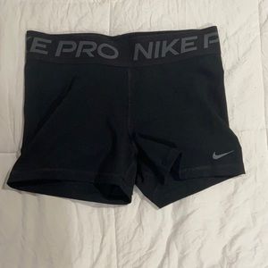 Nike pro spandex shorts